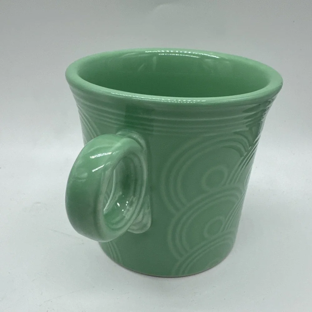 Fiesta Ring-Handled Fan/Horizon Mug SEAMIST